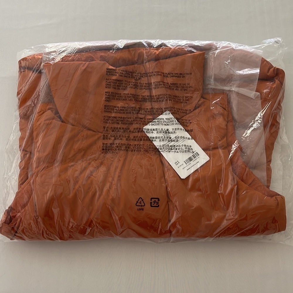 (NWT) ATHLETA Downtown Vest in Foliage Orange, Small - Picture 5 of 8